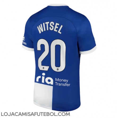 Camisa de Futebol Atletico Madrid Axel Witsel #20 Equipamento Secundário 2023-24 Manga Curta